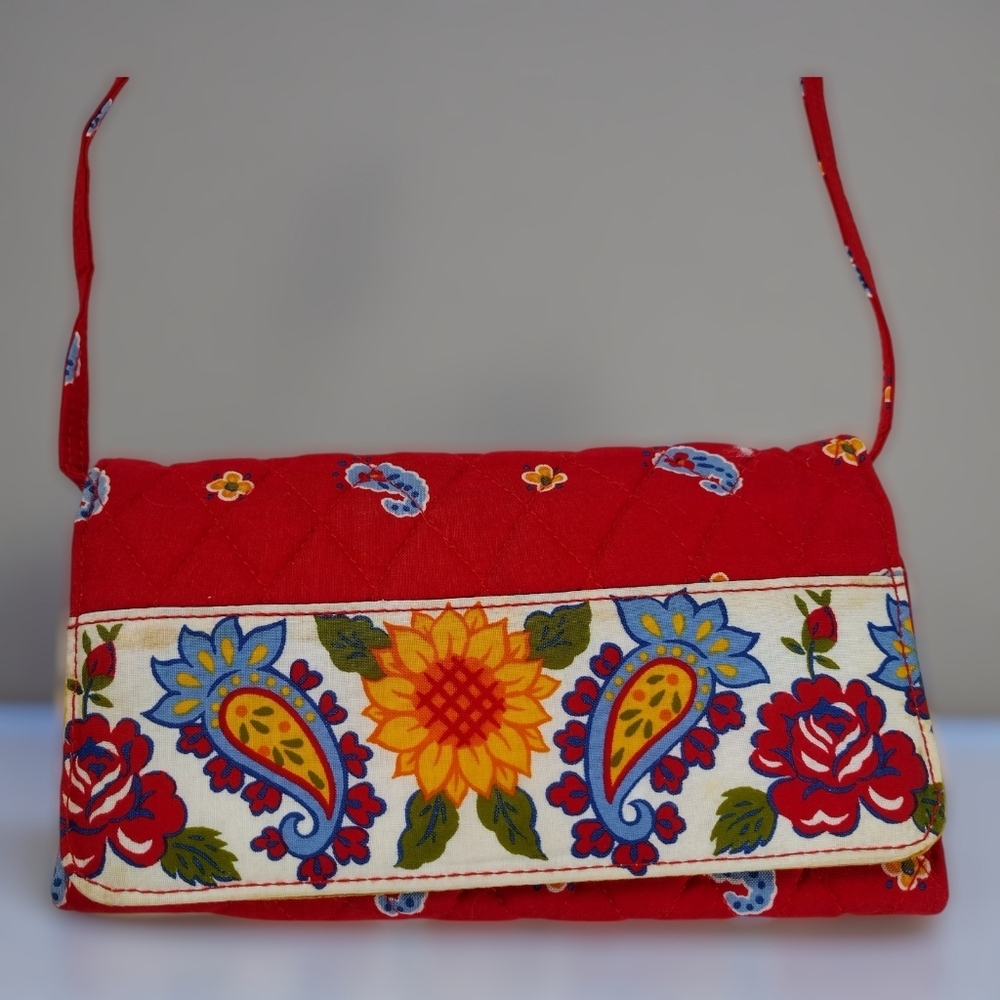 Quitted Women's Crossbody Purse Causal Paisley Floral Print